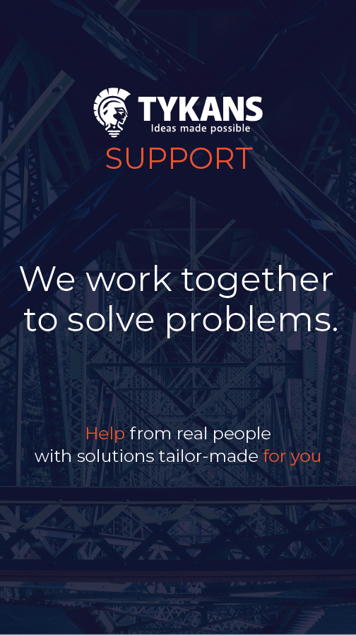 We work together to solve problems